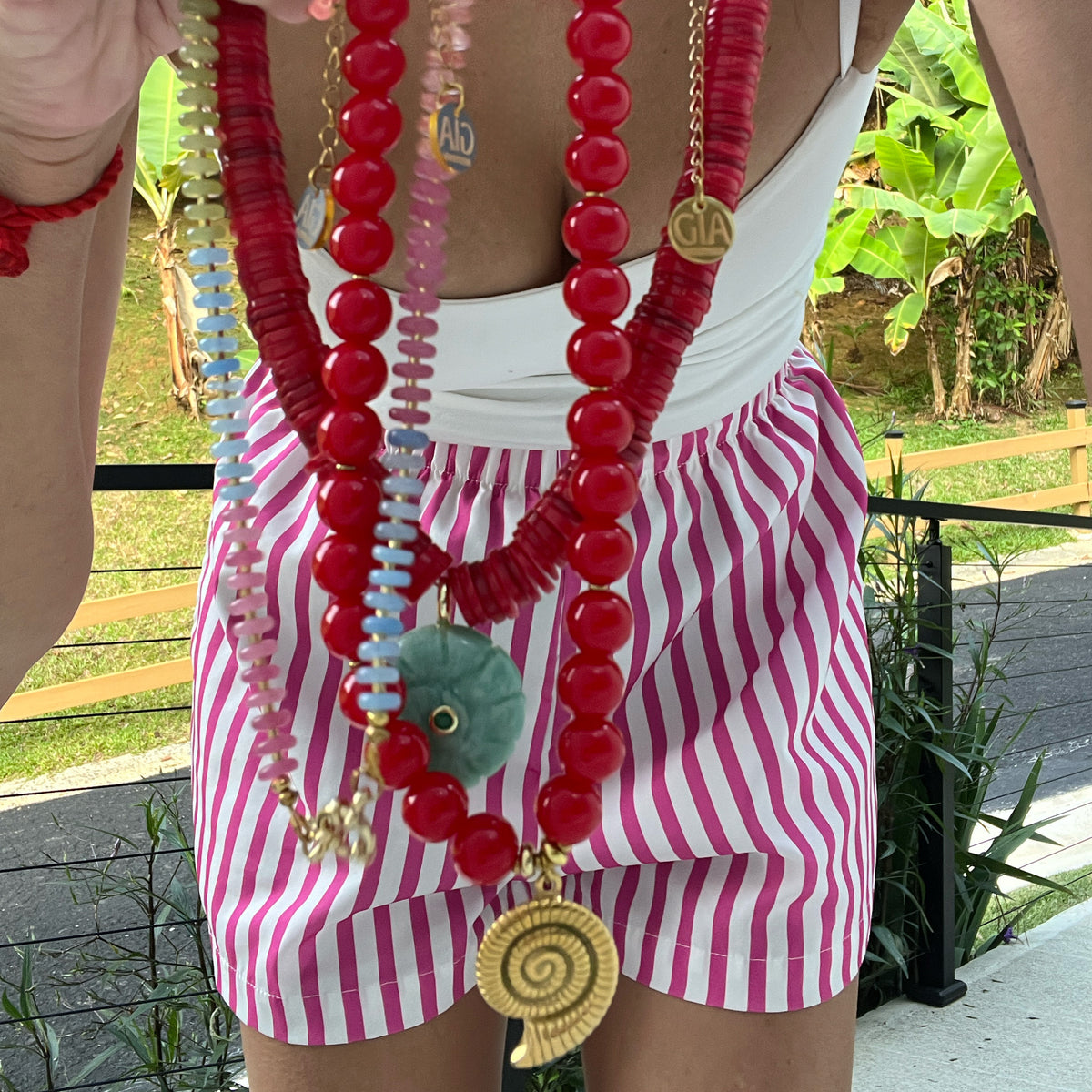 Redshine necklace