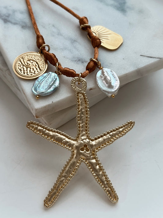 II Big starfish necklace