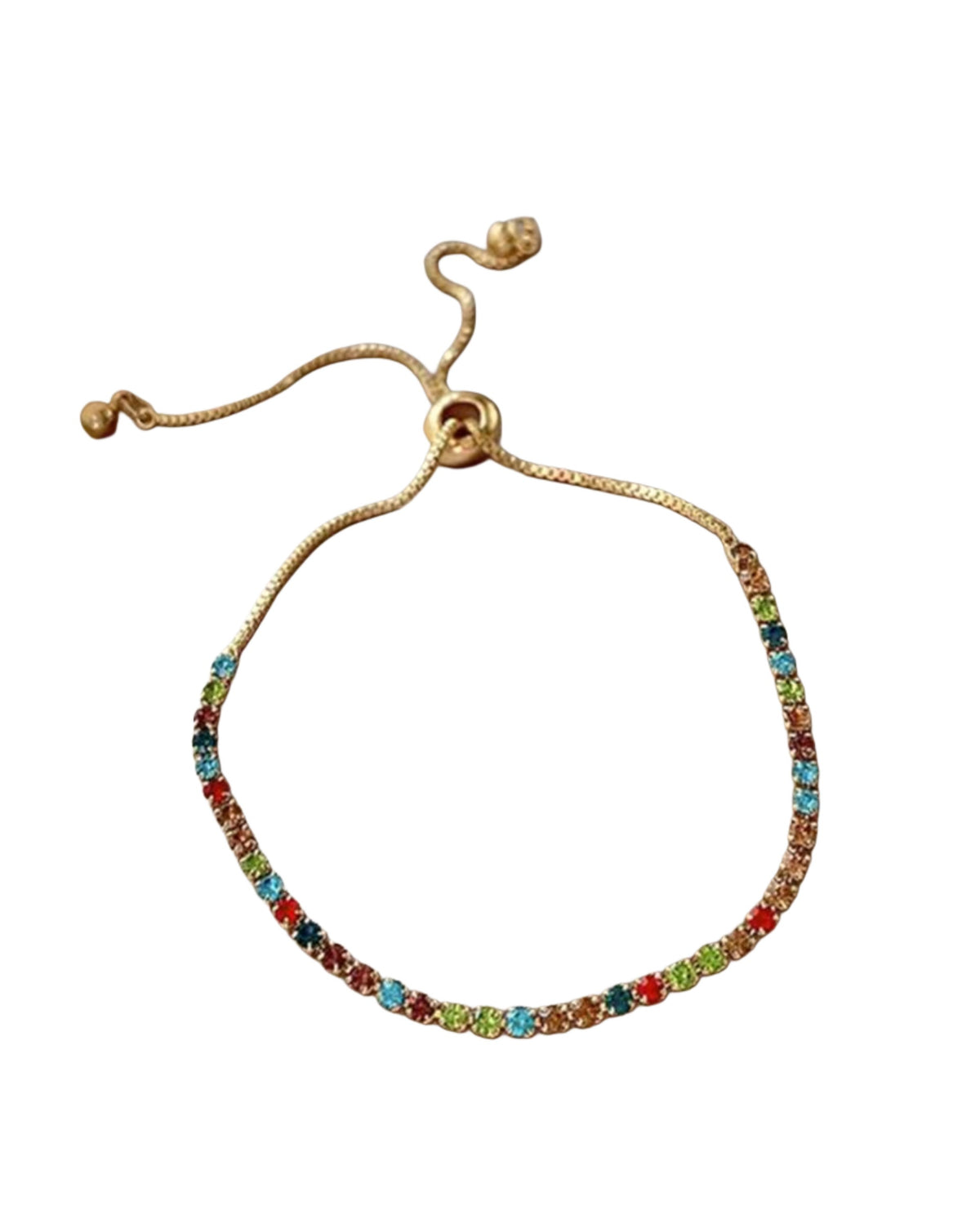 Colored Crystals Bracelet