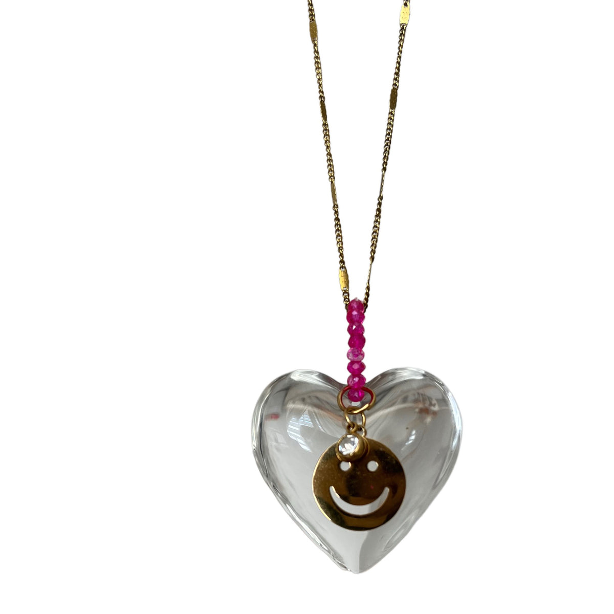 Smile face charm