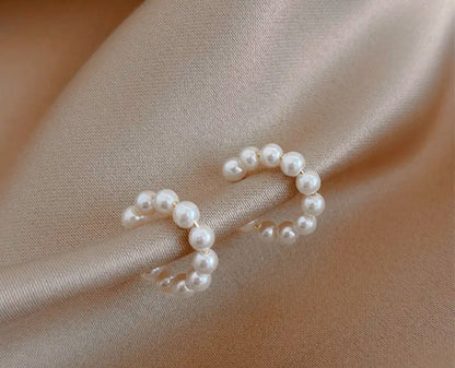 Mini Pearls Earring Earcuff