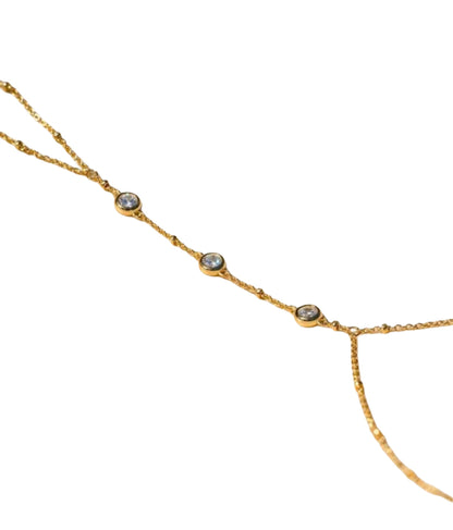 Zirconia Hand Bracelet